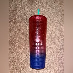 Starbucks 2022 Watermelon Pink to Purple Ombre Tumbler